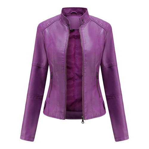 Damen lederjacke frühling - lederjacke,
