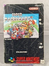 📘 Super Mario Kart Anleitung SNES | NOE | Original Nintendo PAL 🏁