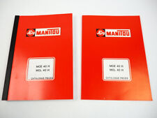 Manitou MCE40H MCL40H Gabelstapler Ersatzteilliste Spare Parts Catalogue 1985