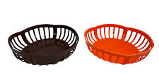 Original DDR SONJA PLASTIC Brot Brötchenkorb Orange Braun VINTAGE RETRO OSTALGIE