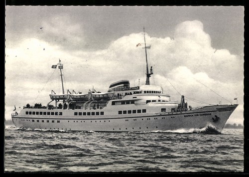 Passagierschiff wappen von - ak,