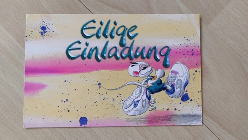 Diddl karte einladungskarte - karte,,