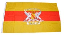 Baden mit Wappen Flagge -