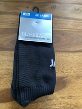 Jako Glasgow 2.0 Stutzenstrumpf, Größe 39-42, Schwarz Fußball Socken Neu