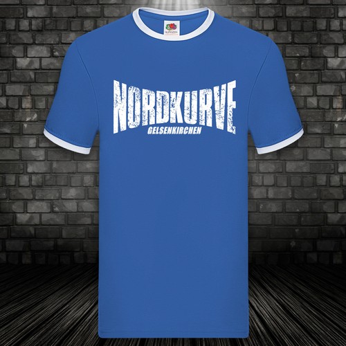 Nordkurve shirt blau weiss - nordkurve,