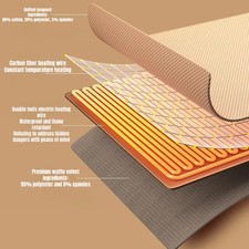 Tragbare elektrische Heizdecke USB waschbar 3 Heizstufen warme Decke