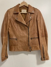 Leder damen jacke - jacke, s