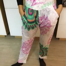 Sommerhose DESIGUAL leichte Pumphose Hippiehose Haremshose Gr.S/M Baumwolle