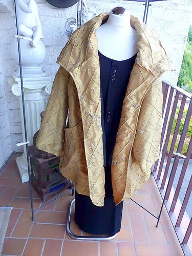 5446 bass mantel jacke gold - bass,
