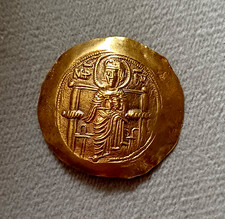 Gold Byzantinische Münze ISAAK II ANGELUS (1185–1195 und 1203–1204)  Hyperpyron