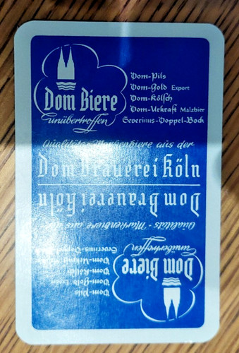 Skatspiel brauerei dom biere - dom,