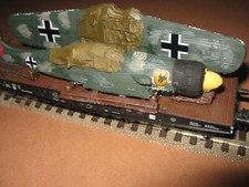 Focke Wulf TA-152 H auf Tiefladewagen der Reichsbahn 1944. (1:87)
