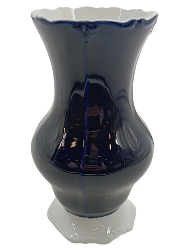 Weimar porzellan vase blau - weimar,