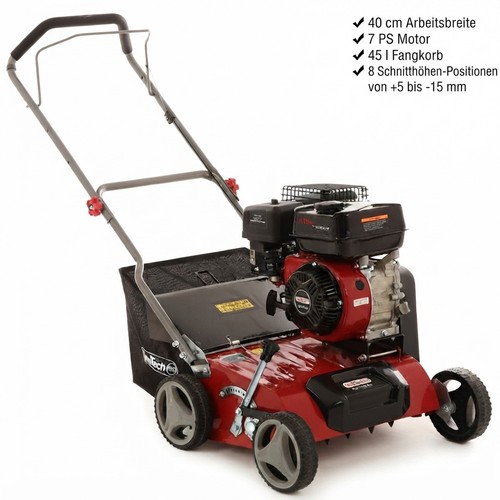 Benzin vertikutierer 7ps 212cc - benzin,