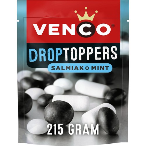 Droptoppers salmiak mint - salmiak,