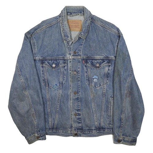 Levi herren blau jeans jacke - levi's,
