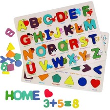 Alphabetpuzzle, Holz Alphabet