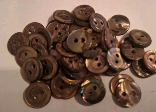 100er set perlmutt knöpfe - 100er,