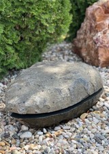 Quellstein Basalt Findling L75cm Naturstein Gartenbrunnen Springbrunnen Komplett
