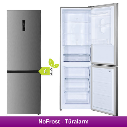 Kühl gefrierkombination inox - kühl,
