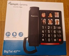 Audioline BIG TEL 40 plus Seniorentelefon Großtastentelefon Fototasten