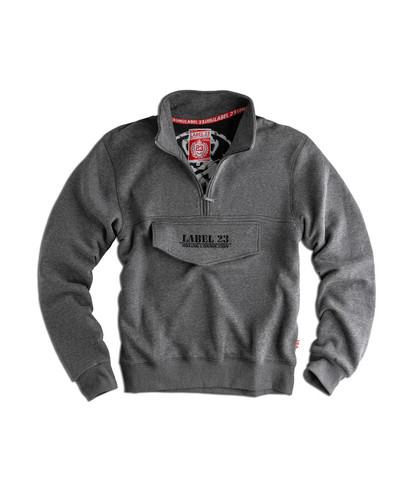 Männer half zip - männer, zip-sweatshirt