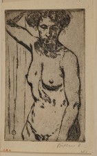 Erich Büttner/ Radierung