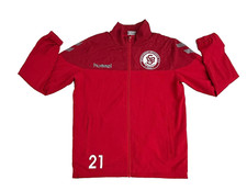 Hummel Herren-Jacket Rot, Gr. S, Vereinslogo SV Bühlertal