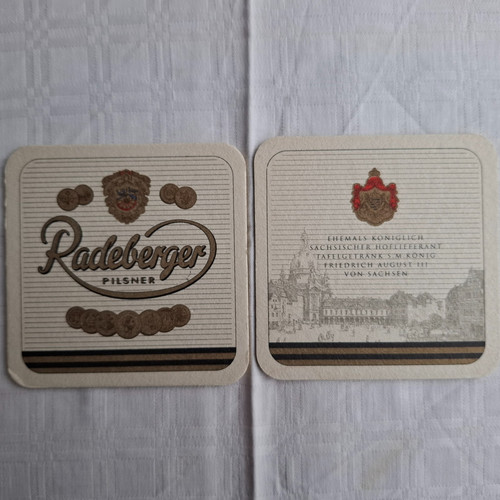Bierdeckel alter radeberger - alter,