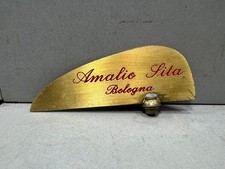 Fortunello Emblem Fahrrad Epoche Amalio Sita Bologna Messing erhalten