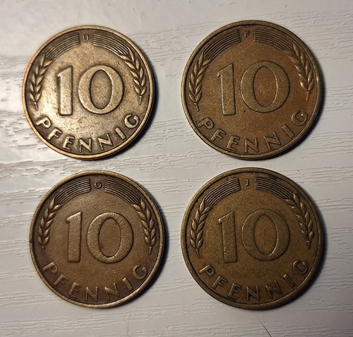 Münzen konvolut pfennig - 10,