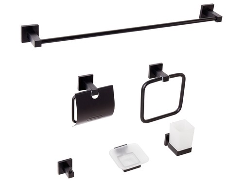 Badezimmer halter set teilig - badezimmer-halter-set, 6-teilig