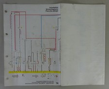 Elektrischer Schaltplan VW Kübelwagen Typ 181 Modelljahr 1973