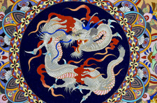 ANTIKER CLOISONNE EMAILLE