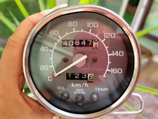 Honda Shadow VT 600 PC21 - original Tacho - schwarz chrom km/h