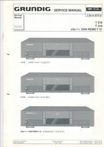 Grundig service anleitung - service,