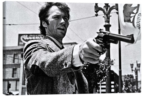 Leinwandbild clint eastwood - leinwandbild,