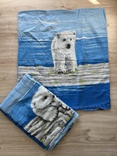 Kinder Feinbiber 2 tlg. Bettwäsche 135x200 Eisbär Top