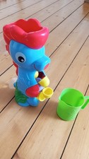 Simba ABC Badewannen-Seepferdchen mit Wasserrad Badespielzeug Baby Spielzeug