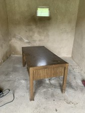 Gebrauchter Schreibtisch Eiche Massiv