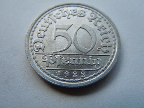 Weimar pfennig 1922 - 50,