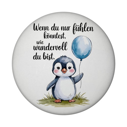 Pinguin mit ballon du bist - du,