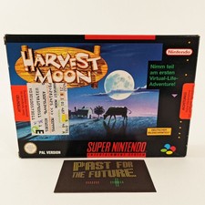 SNES Super Nintendo HARVEST MOON OVP CIB PAL