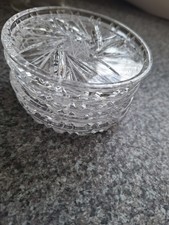 6 Kristall-Dessert-Teller