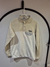 Patagonia Synchilla DAMENPULLOVER MIT DRUCKKNOPFVERSCHLUSS GRÖSSE MEDIUM