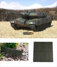 Tamiya / RC Panzer Leopard 2A6 Full Option+Tarnnetz 48 x 45 cm im Maßstab 1:16