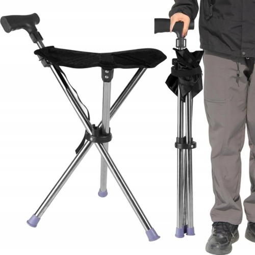 2in1 gehstock mit - gehstock, sitzfläche