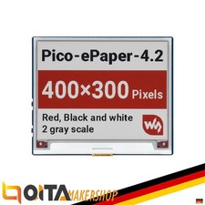 WaveShare 4.2 Zoll 400x300 E-Paper E-Ink Display Module(B) für Raspberry Pi Pico