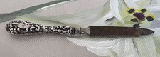 Jugendstil Nagelfeile  England antik Sterling Silber Griff Victorian