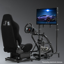 Hottoby Racing Simulator Cockpit mit Gaming Sitz Fit Logitech G923 Thrustmaster